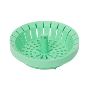 dripsie sink strainer - clog-resistant and flexible - universal kitchen sink drain strainer - made in the usa (1-pack green)
