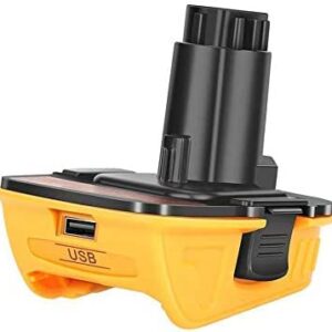 DCA1820 with USB Adapter Compatible with Dewalt 18V Tools