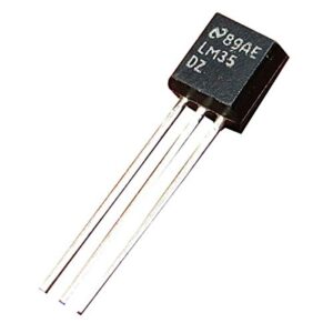 Juried Engineering LM335Z/NOPB LM335Z LM335 ±2°C Analog Output Temperature Sensor with 10mV/K Gain in Hermetic Package TO-92 (Pack of 5)