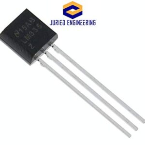 Juried Engineering LM335Z/NOPB LM335Z LM335 ±2°C Analog Output Temperature Sensor with 10mV/K Gain in Hermetic Package TO-92 (Pack of 5)