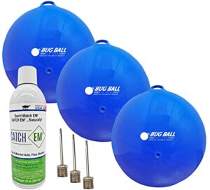 deer fly ball deluxe kit- odorless eco-friendly biting fly and insect killer with no pesticides or electricity needed, kid and pet safe…