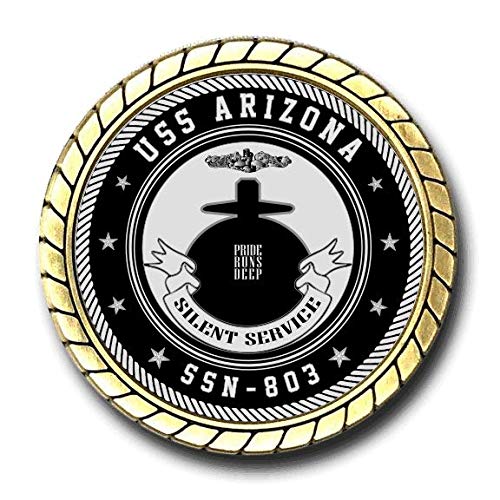 USS Arizona SSN-803 US Navy Submarine Challenge Coin - Officially Licensed