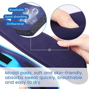 Velpeau Ankle Support Brace for Men & Women, Ankle Stabilizer, Stirrup Splint for Sprains, Tendonitis, Volleyball, Basketball, Sprained Ankle, Reversible Left & Right Foots, One Size(Foam Pad, Blue)