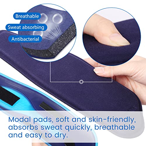 Velpeau Ankle Support Brace for Men & Women, Ankle Stabilizer, Stirrup Splint for Sprains, Tendonitis, Volleyball, Basketball, Sprained Ankle, Reversible Left & Right Foots, One Size(Foam Pad, Blue)