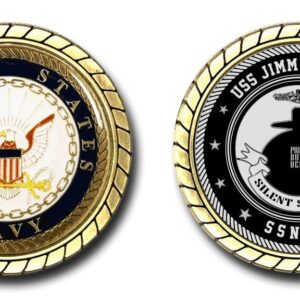 USS Jimmy Carter SSN-23 US Navy Submarine Challenge Coin - Officially Licensed