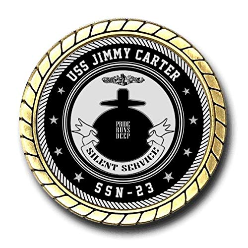 USS Jimmy Carter SSN-23 US Navy Submarine Challenge Coin - Officially Licensed