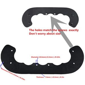 ANTO 99-9313 Paddles for Toro CCR 20" 21" Snowblower CCR2000 CCR2400 CCR2450 CCR2500 CCR3000 CCR3600 CCR3650 CCR3675 Snowthrower with 55-8760 Scraper 95-6151 Belt