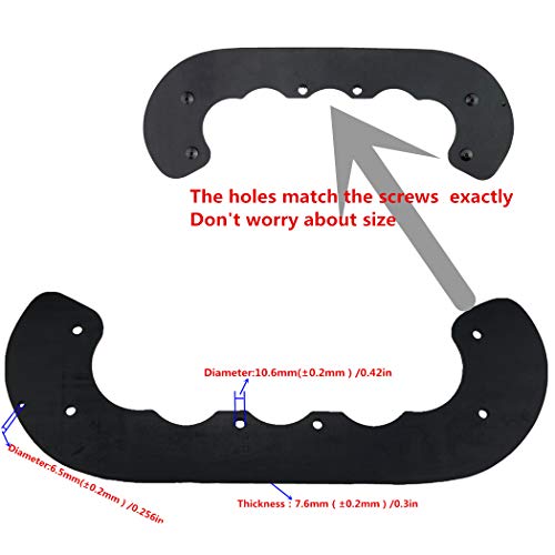 ANTO 99-9313 Paddles for Toro CCR 20" 21" Snowblower CCR2000 CCR2400 CCR2450 CCR2500 CCR3000 CCR3600 CCR3650 CCR3675 Snowthrower with 55-8760 Scraper 95-6151 Belt