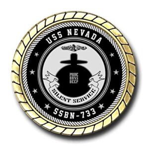 USS Nevada SSBN-733 US Navy Submarine Challenge Coin - Officially Licensed