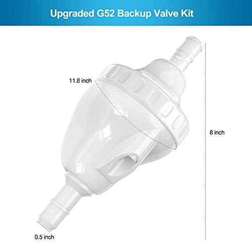 [Upgraded] G52 Backup Valve Replacement for Polaris Pool Cleaner, Compatible with Polaris 180 280 380 480 3900 Cleaner Parts, Redesigned for Crack Resistant Casing, Improved Lifespan Than Zodiac G52