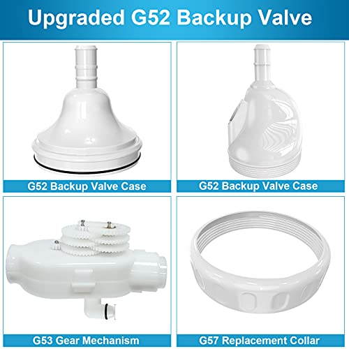 [Upgraded] G52 Backup Valve Replacement for Polaris Pool Cleaner, Compatible with Polaris 180 280 380 480 3900 Cleaner Parts, Redesigned for Crack Resistant Casing, Improved Lifespan Than Zodiac G52