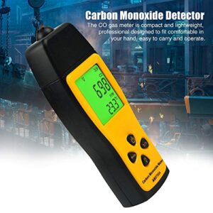 Handheld Carbon Meter, Portable Precision Detector LCD Digital Display Multipurpose Gas Monitor Tester, 0-1000ppm (Battery Not Included)