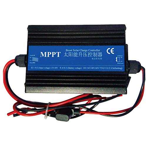 LED MPPT Boost Solar Charge Controller Solar Panel Battery Regulator Charge Controller 24V-72V