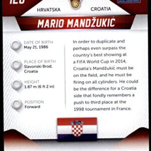 2014 Panini World Cup Prizm #120 Mario Mandzukic Croatia Soccer Card