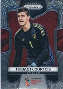 2018 panini prizm world cup #21 thibaut courtois belgium soccer card