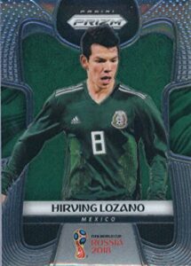 2018 panini prizm world cup #135 hirving lozano mexico soccer card