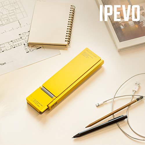 IPEVO DO-CAM Creator's Edition Portable & Compact Ultra HD 8MP USB Camera for Professional Visual Presentations and Communication — Webcam for Conference Calls, Distance Learning, Remote Work.