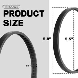 TonGass (2 Pack) Bandsaw Rubber Tires Replacement (650721-00) Compatible with Dewalt DWM120 A02807 DCS374 DW328K