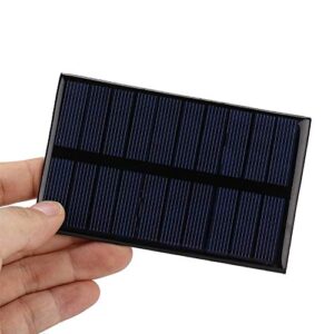 Fielect 5V 1.2W Mini Small Solar Panel Module Solar Cell Panel DIY Battery Charger Kit for Light Toys Charger 110x69mm