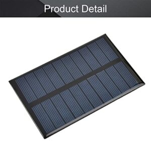 Fielect 5V 1.2W Mini Small Solar Panel Module Solar Cell Panel DIY Battery Charger Kit for Light Toys Charger 110x69mm