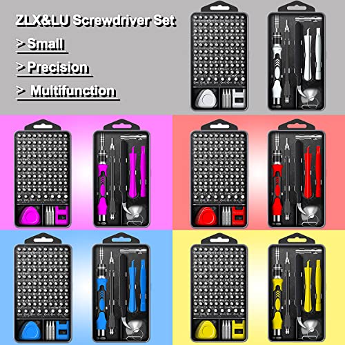 ZLX&LU Precision Screwdriver Set, Small Computer and Laptop Repair Tool Kit, Consisting of 101 Mini Screwdriver Bits, Suitable for Cleaning and Repairing, iPhone, ps4, Electronics and PC Accessories