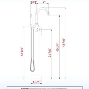 WOODBRIDGE F0002-CHRD Faucet, Chrome