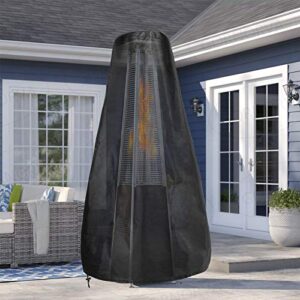 GORNORVA Chiminea Cover 48 x 8.2 x 21 Inch,Outdoor Waterproof Breathable Oxford Polyester Chiminea Protective Cover