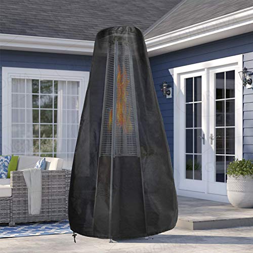 GORNORVA Chiminea Cover 48 x 8.2 x 21 Inch,Outdoor Waterproof Breathable Oxford Polyester Chiminea Protective Cover