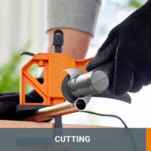 WORX MAKERX WX991L 3pc Crafting Tool Combo Kit - Rotary Tool + Angle Grinder + Wood & Metal Crafter