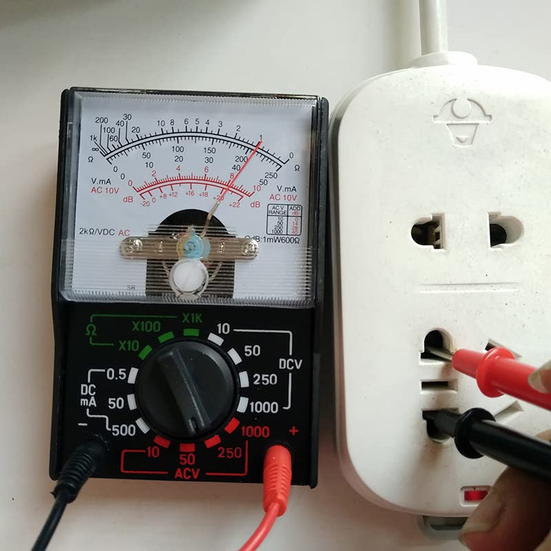 Fielect MF110A Digital Multimeter with DC AC Voltmeter and Ohm Volt Amp Tester and Diode Voltage Tester Meter with Test Probe