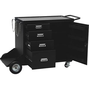 Klutch Heavy-Duty Welding Workstation - 4-Drawers, 50 3/4in.L x 24 3/8in.W x 34 5/8in.H