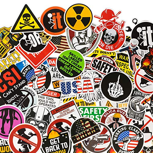 300 Pieces Hard Hat Stickers Funny Stickers for Tool Box Helmet Welding Construction Union Iron Lineman Oilfield Electrician, Make People Laugh at Work (Classic Style)