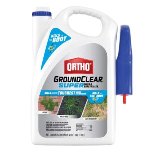 ortho groundclear super weed and grass killer1: eliminates tough weeds and grass, ready-to-use, fast-acting, 1 gal.