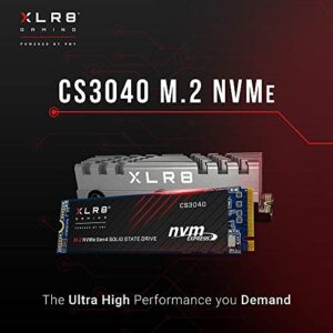 PNY XLR8 CS3040 1TB M.2 NVMe Gen4 x4 Internal Solid State Drive (SSD) - M280CS3040-1TB-RB
