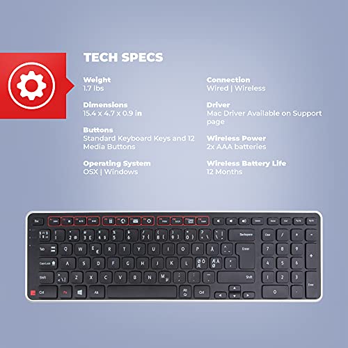 Contour Design Ultimate Workstation Red Wired - Includes RollerMouse Red & Balance Keyboard - Wired Ergonomic Keyboard and Mouse Combo - Compatible with Mac & PC Computers