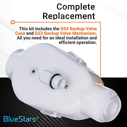 BlueStars [Upgraded] G52 Backup Valve Kit Replacement Part - Exact Fit for Polaris 180, 280, 380, 480, 3900 Pool Cleaner - Improved Valve Lifespan, Upgraded Crack Resistant Casing (White)