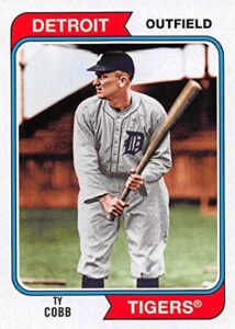 2020 topps archives #136 ty cobb detroit tigers baseball card