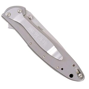 Kershaw Leek Folding Pocket Knife with Artisan-Crafted Peruvian Opal Stone Handle, Made in the USA