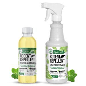 peppermint oil rodent repellent spray and concentrate - makes 1 gallon