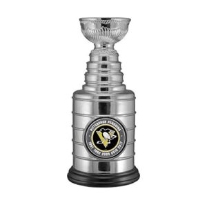 the sports vault nhl pittsburgh penguins 8-inch stanley cup champions trophy replica, silver