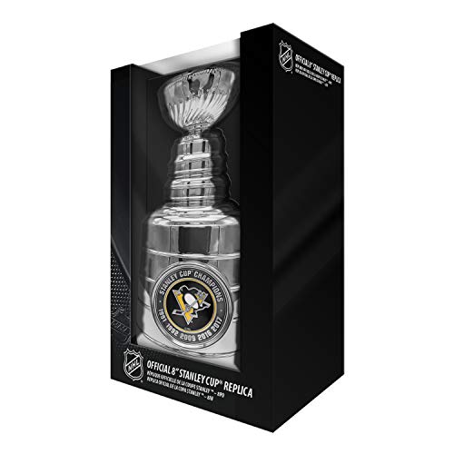 The Sports Vault NHL Pittsburgh Penguins 8-inch Stanley Cup Champions Trophy Replica, Silver