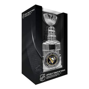 The Sports Vault NHL Pittsburgh Penguins 8-inch Stanley Cup Champions Trophy Replica, Silver