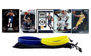 jamal murray basketball cards assorted (5) bundle - denver nuggets trading card gift pack