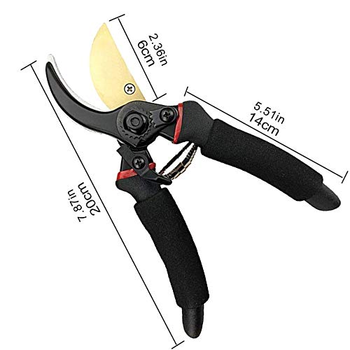 GYDXJGJ Gardening Fruit Shears Multi-Function Tree Branch Shears Garden Shears Anti-Slip and Labor-Saving Manual Pruning Shears Tools