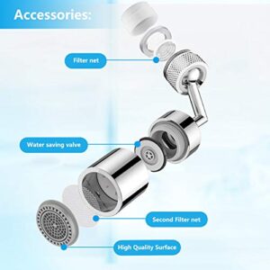 720 Degree Swivel Sink Faucet Aerator ,Swivel Sink  Easy Install,for Face Washing, Gargle and Eye Flush