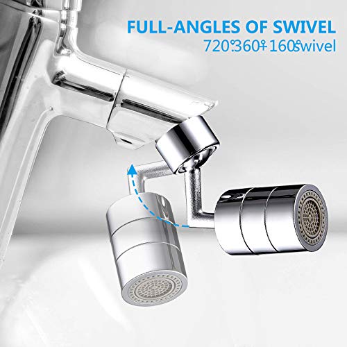 720 Degree Swivel Sink Faucet Aerator ,Swivel Sink  Easy Install,for Face Washing, Gargle and Eye Flush