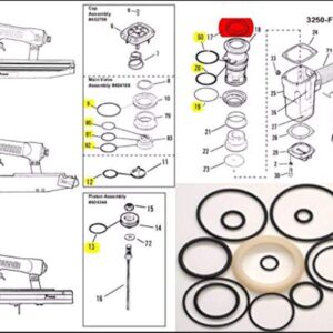 904689 replacement nailer head valve seal for Porter Cable FN250B FN251