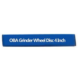 OBA Grinder Wheel Disc 4 Inch Wood Shaping Wheel, Wood Grinding Shaping Disk for Angle Grinders with 7/8” Arbor