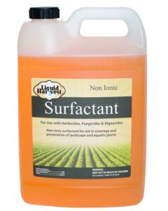 liquid harvest concentrated surfactant for herbicides non-ionic gallon (128oz), increase product coverage, increase product penetration, increase product effectiveness