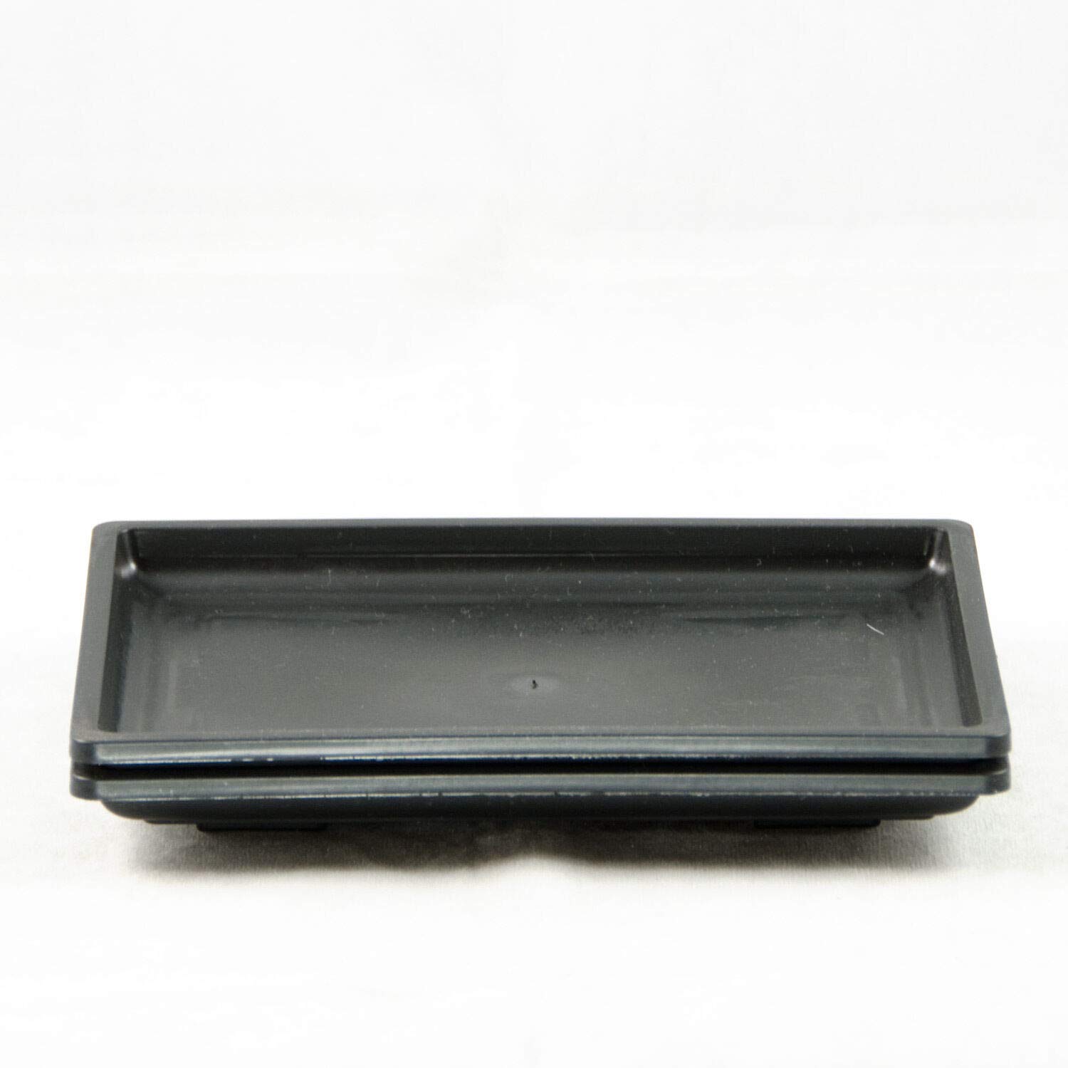 Sala Garden 2 Rectangular Black Plastic Humidity Drip Tray for Bonsai Tree VG #PKR08